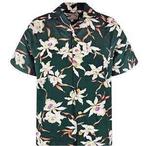 Paradise Found Chemise hawaïenne originale Tom Selleck Magnum Fabriquée à Hawaï Différents motifs, Vert forêt tropicale, Taille L - Publicité Paradise Found Chemise hawaïenne originale Tom Selleck Magnum Fabriquée à Hawaï Différents motifs, Vert forêt tropicale, Taille L - Publicité