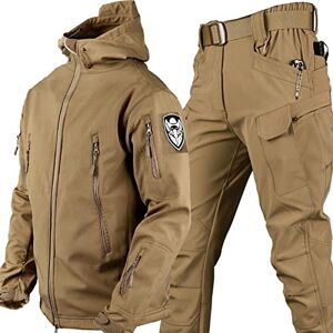 KUMIAO Tenue militaire imperméable camouflage – Ensemble veste et pantalon tactiques pour homme, costume militaire à coquille souple pour costume militaire de combat - Publicité KUMIAO Tenue militaire imperméable camouflage – Ensemble veste et pantalon tactiques pour homme, costume militaire à coquille souple pour costume militaire de combat - Publicité