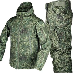 PRMTYUP Tenues Tactiques Militaires, Ensemble Veste Et Pantalon Tactiques, Combinaisons Militaires Camouflage ImperméAbles à Coque Souple, VêTements d'uniforme De Combat De L'ArméE,08,4XL - Publicité PRMTYUP Tenues Tactiques Militaires, Ensemble Veste Et Pantalon Tactiques, Combinaisons Militaires Camouflage ImperméAbles à Coque Souple, VêTements d'uniforme De Combat De L'ArméE,08,4XL - Publicité