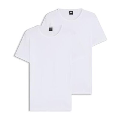 BOSS Hommes TShirtVN 2P Modern Lot de Deux t-Shirts sous-vêtements Slim en Coton Stretch - Publicité BOSS Hommes TShirtVN 2P Modern Lot de Deux t-Shirts sous-vêtements Slim en Coton Stretch - Publicité