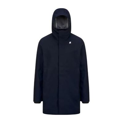 K-Way Parka Blouson Thommy Bonded Jersey K89 Depht Blue - Publicité K-Way Parka Blouson Thommy Bonded Jersey K89 Depht Blue - Publicité