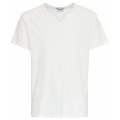 Blend BHAshton T-shirt pour homme avec col en V et boutons, 100 % coton, coupe droite, Blanc neige (110602), 3XL - Publicité Blend BHAshton T-shirt pour homme avec col en V et boutons, 100 % coton, coupe droite, Blanc neige (110602), 3XL - Publicité