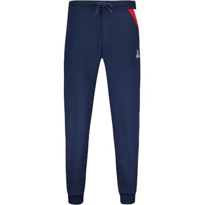 Le Coq Sportif TRI Pant Regular N°2 Homme Coton Polyester Double Face Confortable Coupe Slim Ajustée Ceinture Élastiquée Poches Latérales Taille S Bleu Dress Blues - Publicité Le Coq Sportif TRI Pant Regular N°2 Homme Coton Polyester Double Face Confortable Coupe Slim Ajustée Ceinture Élastiquée Poches Latérales Taille S Bleu Dress Blues - Publicité