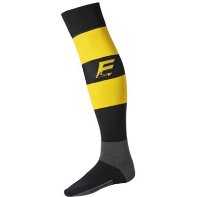 FORCE XV Chaussette Raye Noir/Jaune Taille : 25-30 - Publicité FORCE XV Chaussette Raye Noir/Jaune Taille : 25-30 - Publicité