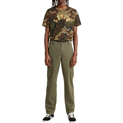 Levis XX Tapered Cargo Pantalon Homme, Olive Night S Twll, 33W / 32L - Publicité Levis XX Tapered Cargo Pantalon Homme, Olive Night S Twll, 33W / 32L - Publicité