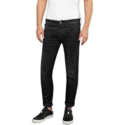 Replay Jean Anbass Slim-Fit Hyperflex Cloud avec Stretch pour Homme - Publicité Replay Jean Anbass Slim-Fit Hyperflex Cloud avec Stretch pour Homme - Publicité