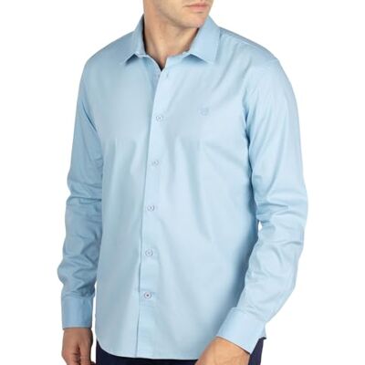 Shilton Chemise Unie Chic Homme XL/Ciel - Publicité Shilton Chemise Unie Chic Homme XL/Ciel - Publicité