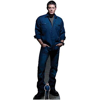 STAR CUTOUTS SC1349 Dean Winchester Blue Shirt Jeans (Jensen Ackles Supernatural) Découpe en carton Taille réelle 186 cm de haut 61 cm de large Multicolore - Publicité STAR CUTOUTS SC1349 Dean Winchester Blue Shirt Jeans (Jensen Ackles Supernatural) Découpe en carton Taille réelle 186 cm de haut 61 cm de large Multicolore - Publicité