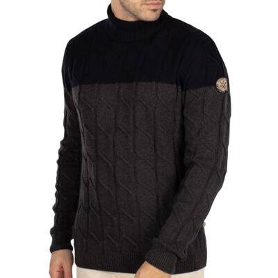 Shilton Pull col roulé Extrem Trail Homme L/Noir - Publicité Shilton Pull col roulé Extrem Trail Homme L/Noir - Publicité
