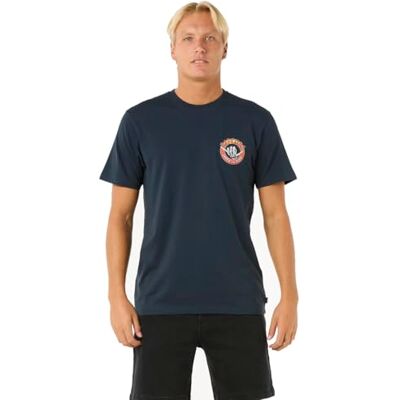 Rip Curl Relaxed Fit Logo Crew T-Shirt, Bleu Marine, M Homme - Publicité Rip Curl Relaxed Fit Logo Crew T-Shirt, Bleu Marine, M Homme - Publicité