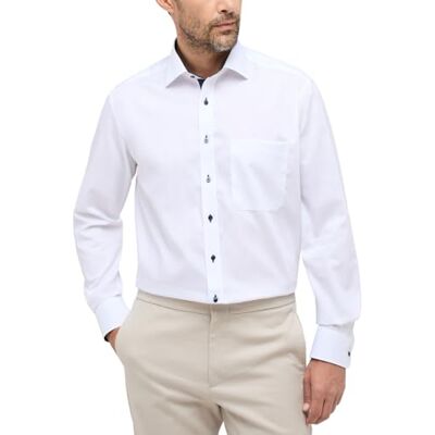 Eterna Mode GmbH E137 Chemise Business, Blanc (weiß 00), (Taille Fabricant (HerstellergrößeKragenweite 46 cm) Homme - Publicité Eterna Mode GmbH E137 Chemise Business, Blanc (weiß 00), (Taille Fabricant (HerstellergrößeKragenweite 46 cm) Homme - Publicité