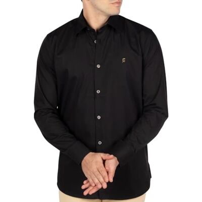Shilton Chemise Basique Unie Homme XXL/Noir - Publicité Shilton Chemise Basique Unie Homme XXL/Noir - Publicité