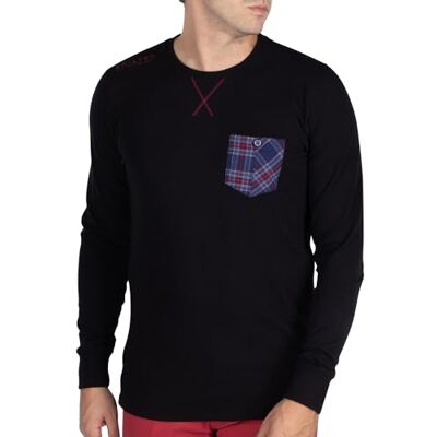 Shilton T-Shirt avec Poche Poitrine Homme XXL/Noir - Publicité Shilton T-Shirt avec Poche Poitrine Homme XXL/Noir - Publicité