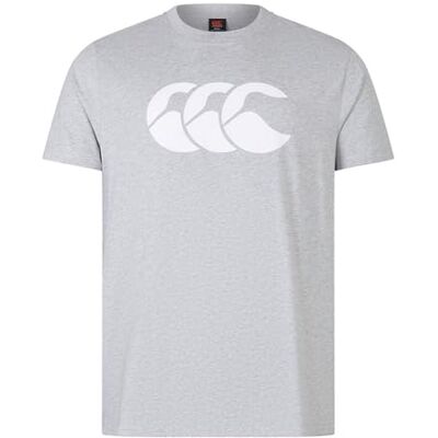 Canterbury T-Shirt Homme (2XL) (Gris/Blanc) - Publicité Canterbury T-Shirt Homme (2XL) (Gris/Blanc) - Publicité