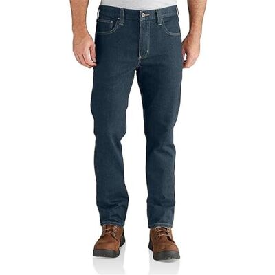 Carhartt Rugged Flex Straight Fit 5-Pocket Tapered Jean Jeans Rugged Flex Straight Fit Jean Conique 5 Poches Homme - Publicité Carhartt Rugged Flex Straight Fit 5-Pocket Tapered Jean Jeans Rugged Flex Straight Fit Jean Conique 5 Poches Homme - Publicité