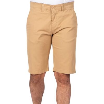 Shilton Bermuda uni Chino Homme XL/Beige - Publicité Shilton Bermuda uni Chino Homme XL/Beige - Publicité
