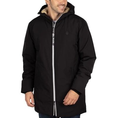 Shilton Parka à capuche patch homme L/Noir - Publicité Shilton Parka à capuche patch homme L/Noir - Publicité