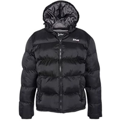 Doudoune à capuche Schott ref 55198 Blanc - - Publicité Doudoune à capuche Schott ref 55198 Blanc - - Publicité