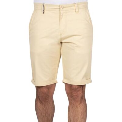 Shilton Bermuda uni Chino Homme 50 / Beige - Publicité Shilton Bermuda uni Chino Homme 50 / Beige - Publicité