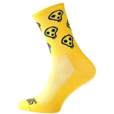 SUPPORT Chaussettes de cyclisme pour hommes, accessoires cyclistes à motifs amusants pour la randonnée, la marche, le vélo, Dark Cycling 39-41 - Publicité SUPPORT Chaussettes de cyclisme pour hommes, accessoires cyclistes à motifs amusants pour la randonnée, la marche, le vélo, Dark Cycling 39-41 - Publicité
