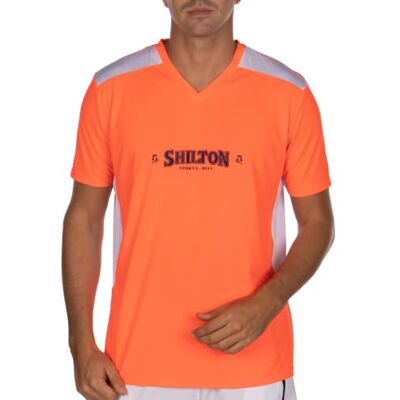 Shilton Tshirt Sport dept Relief Homme M/Orange - Publicité Shilton Tshirt Sport dept Relief Homme M/Orange - Publicité