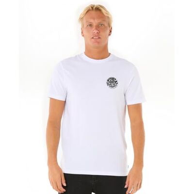 Rip Curl T-Shirt Wettie Icon pour Homme, Blanc Optique 251, M - Publicité Rip Curl T-Shirt Wettie Icon pour Homme, Blanc Optique 251, M - Publicité