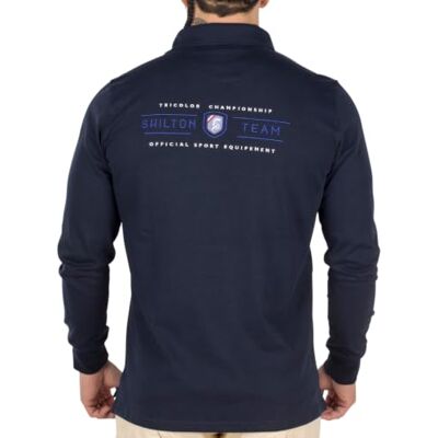 Shilton Polo Championship Homme XL/Navy - Publicité Shilton Polo Championship Homme XL/Navy - Publicité