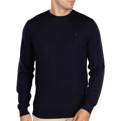 Shilton Pull col Rond Homme 3XL / Navy - Publicité Shilton Pull col Rond Homme 3XL / Navy - Publicité