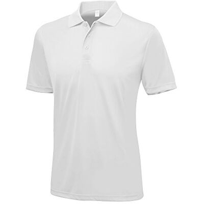 AWDis Polo Lisse et Frais, Blanc Arctique, 3XL Mixte - Publicité AWDis Polo Lisse et Frais, Blanc Arctique, 3XL Mixte - Publicité