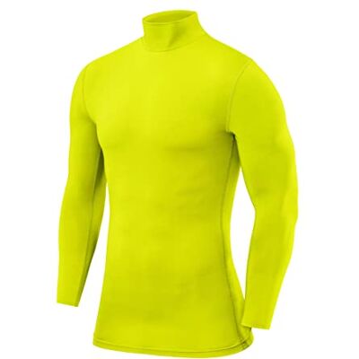 Powerlayer - Tee Shirt Compression - Vert Clair - M - Manches Longues - T‑Shirt - Publicité Powerlayer - Tee Shirt Compression - Vert Clair - M - Manches Longues - T‑Shirt - Publicité
