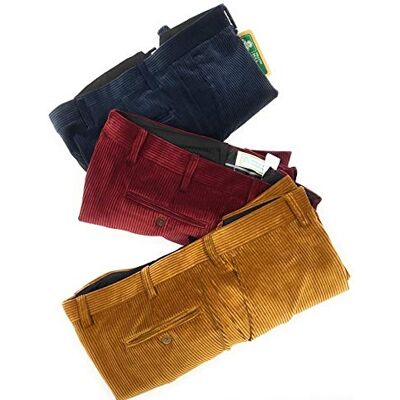 Vittorio Lorini Pantalon Velours, Duc Visconti de Modrone Élastique (10 Couleurs) de 48 à 60 Plus de mesures CALIBRATE! (55-57-59-61-63-65) (TRIS1, 60) - Publicité Vittorio Lorini Pantalon Velours, Duc Visconti de Modrone Élastique (10 Couleurs) de 48 à 60 Plus de mesures CALIBRATE! (55-57-59-61-63-65) (TRIS1, 60) - Publicité