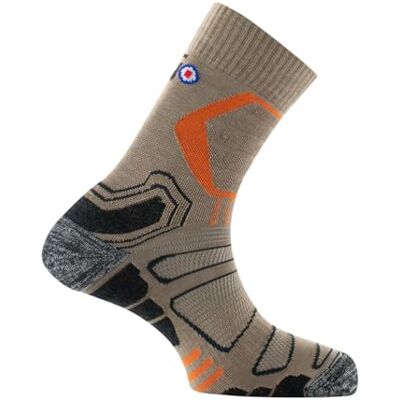 Thyo Chaussettes soie et laine Natural Trek MADE IN FRANCE couleur Beige Pointure 38-40 - Publicité Thyo Chaussettes soie et laine Natural Trek MADE IN FRANCE couleur Beige Pointure 38-40 - Publicité