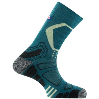 Thyo Chaussettes soie et laine Natural Trek MADE IN FRANCE couleur Vert Pointure 41-43 - Publicité Thyo Chaussettes soie et laine Natural Trek MADE IN FRANCE couleur Vert Pointure 41-43 - Publicité