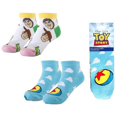 CERDÁ LIFE'S LITTLE MOMENTS Toy Story Lot de chaussettes de cheville pour un usage quotidien et le sport – Lot de chaussettes douces et respirantes pour chaussures et chaussures décontractées, multicolore, 27-30 - Publicité CERDÁ LIFE'S LITTLE MOMENTS Toy Story Lot de chaussettes de cheville pour un usage quotidien et le sport – Lot de chaussettes douces et respirantes pour chaussures et chaussures décontractées, multicolore, 27-30 - Publicité