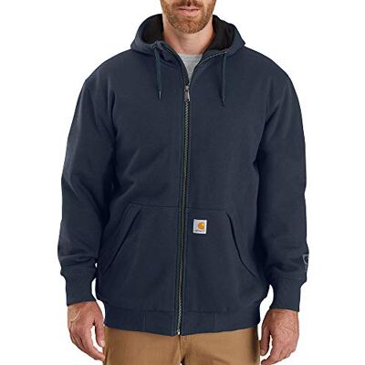Carhartt Men's Rain Defender Loose Fit Midweight Thermal-Lined Full-Zip Sweatshirt, New Navy, Medium - Publicité Carhartt Men's Rain Defender Loose Fit Midweight Thermal-Lined Full-Zip Sweatshirt, New Navy, Medium - Publicité