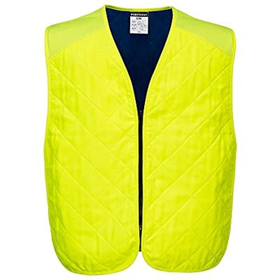 Portwest CV09 Gilet de Rafraichissement Lavable en Machine Fermeture Éclair Jaune, L/XL, UPF 50+, EN 17353 Type A, Polyester, Tissu en Maille Aérée, Léger et Facile, Tissu de Rembourrage - Publicité Portwest CV09 Gilet de Rafraichissement Lavable en Machine Fermeture Éclair Jaune, L/XL, UPF 50+, EN 17353 Type A, Polyester, Tissu en Maille Aérée, Léger et Facile, Tissu de Rembourrage - Publicité