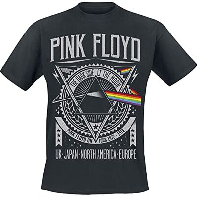Pink Floyd Tour 1972 - T-shirt manches courtes - Homme - Publicité Pink Floyd Tour 1972 - T-shirt manches courtes - Homme - Publicité
