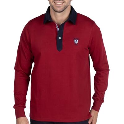 Shilton Polo Basic Fantaisie Homme 5XL / Bordeaux - Publicité Shilton Polo Basic Fantaisie Homme 5XL / Bordeaux - Publicité