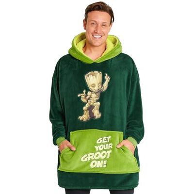 Marvel Pull Plaid Homme, Sweat Oversize en Polaire - Publicité Marvel Pull Plaid Homme, Sweat Oversize en Polaire - Publicité