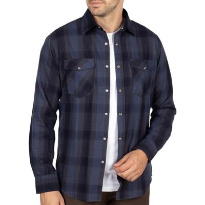 Shilton Chemise à Carreaux Team XV Homme 3XL / Navy - Publicité Shilton Chemise à Carreaux Team XV Homme 3XL / Navy - Publicité