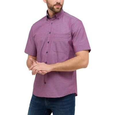 ETERNA Homme Chemise en Popeline Comfort FIT 1/2 Sunset Red 42_H_1/2 - Publicité ETERNA Homme Chemise en Popeline Comfort FIT 1/2 Sunset Red 42_H_1/2 - Publicité