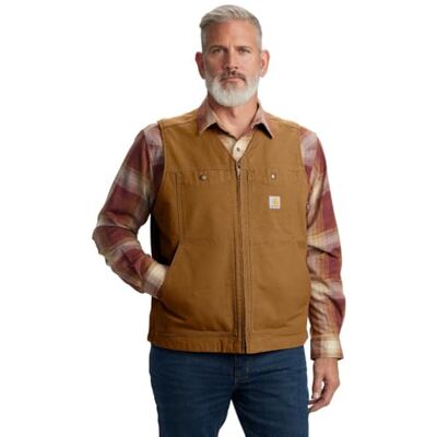 Carhartt Montana Veste en toile de canard pour homme Coupe décontractée, Marron, X-Large - Publicité Carhartt Montana Veste en toile de canard pour homme Coupe décontractée, Marron, X-Large - Publicité