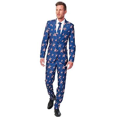 Generique Costume Mr. USA Stars Homme Suitmeister - Publicité Generique Costume Mr. USA Stars Homme Suitmeister - Publicité