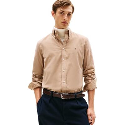Tommy Hilfiger Chemise Homme Solid Corduroy Regular Fit - Publicité Tommy Hilfiger Chemise Homme Solid Corduroy Regular Fit - Publicité