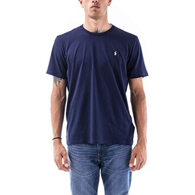 Polo Ralph Lauren Core Replen SLE-TOP T-shirt pour homme, Bleu foncé (bleu marine/blanc)., XXL - Publicité Polo Ralph Lauren Core Replen SLE-TOP T-shirt pour homme, Bleu foncé (bleu marine/blanc)., XXL - Publicité