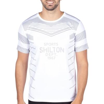Shilton T-Shirt dept Sport Homme XXL/Blanc - Publicité Shilton T-Shirt dept Sport Homme XXL/Blanc - Publicité
