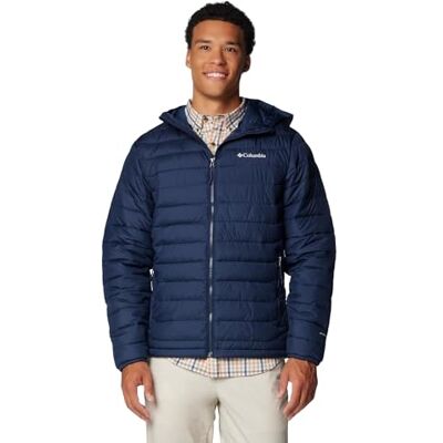 Columbia Powder Lite II, Veste à Capuche pour Homme - Publicité Columbia Powder Lite II, Veste à Capuche pour Homme - Publicité