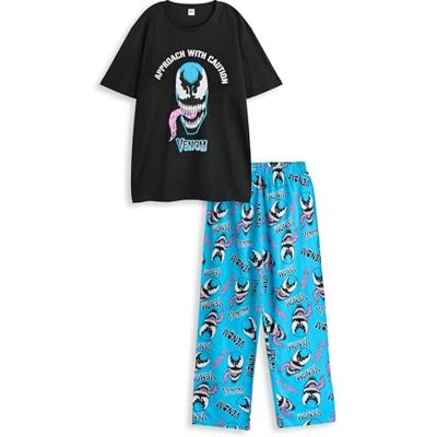 Marvel T-Shirt Graphique Venom pour Hommes en Noir Approchez-Vous avec Prudence Venom T-Shirt à Manches Courtes Coupe décontractée à col Rond Classique Vêtements de Nuit de Personnage de Bande - Publicité Marvel T-Shirt Graphique Venom pour Hommes en Noir Approchez-Vous avec Prudence Venom T-Shirt à Manches Courtes Coupe décontractée à col Rond Classique Vêtements de Nuit de Personnage de Bande - Publicité