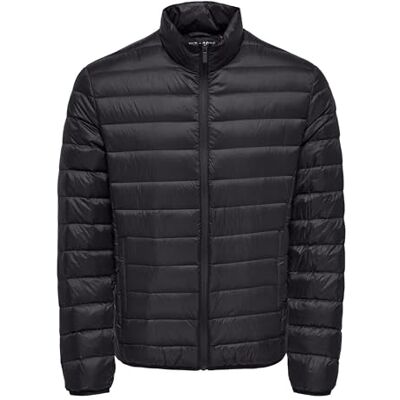 Only & SONS Quilted Jacket Onsgavin Life Light Veste matelassée OTW, Phantom, x_l Hommes - Publicité Only & SONS Quilted Jacket Onsgavin Life Light Veste matelassée OTW, Phantom, x_l Hommes - Publicité