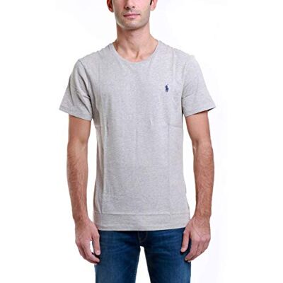 Polo Ralph Lauren T-Shirt à col Rond Big Pony pour Homme, Gris (Grey Heather A0004), S - Publicité Polo Ralph Lauren T-Shirt à col Rond Big Pony pour Homme, Gris (Grey Heather A0004), S - Publicité